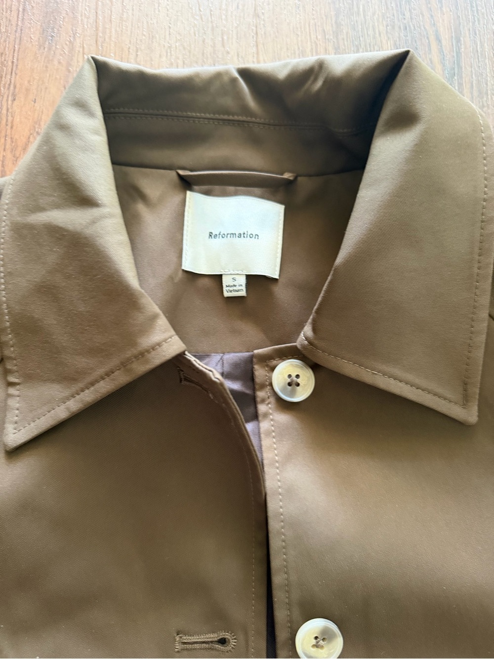 Reformation Fisher Oversized Trench Coat - Picture 5 of 9